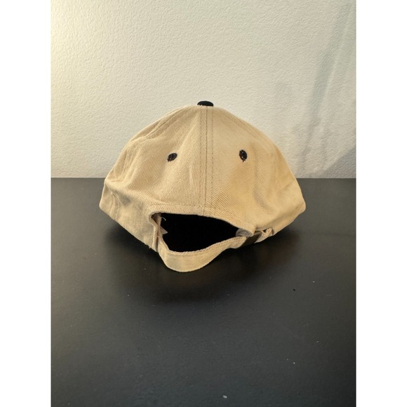 OTTO Baseball Cap Mens One Size Beige Black Cotton Embroidered Motorcycle Logo - Picture 4 of 7